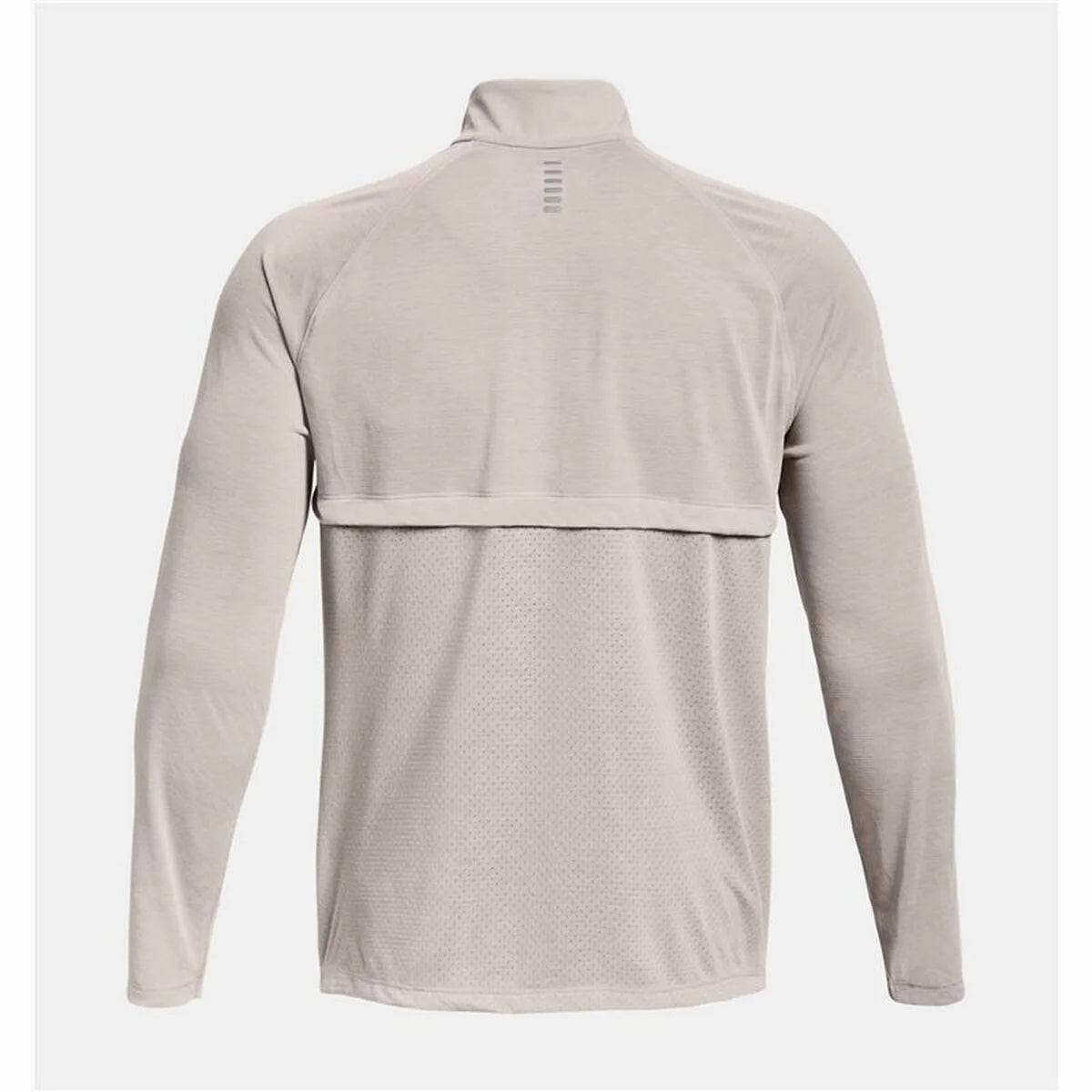 Herren Langarm-T-Shirt Under Armour Streaker Run Beige – Produktansicht 2