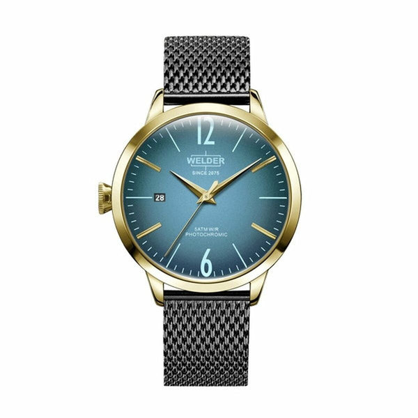 Welder WRC635 Herrenuhr Edelstahl 42 mm Sportlich Schwarz - Mode & Accessoires