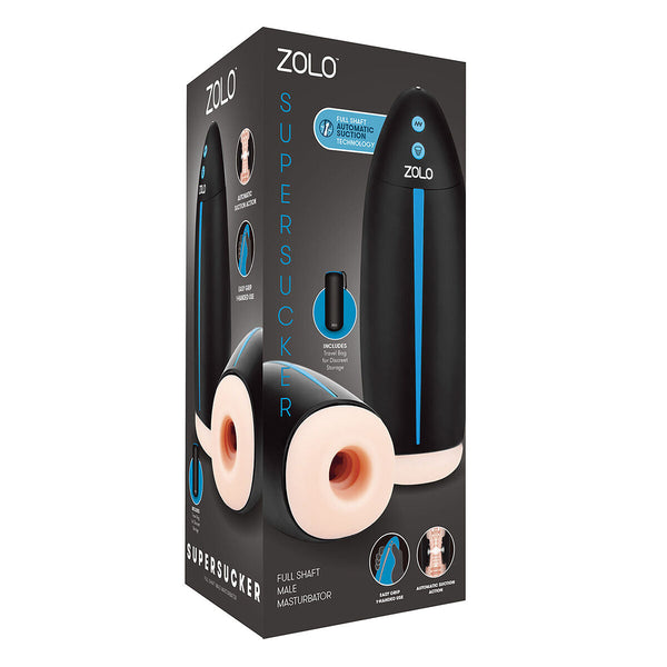 Zolo Fleischfarbener Masturbator – Aufladbar 6 cm Durchmesser - Erotik Shop