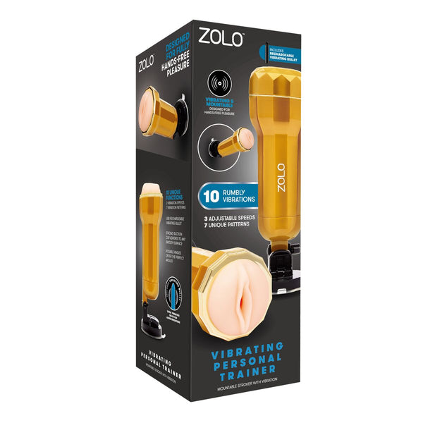 Zolo Gold Jack Ass Masturbator – Aufladbar Ø 8,9 cm - Erotik Shop