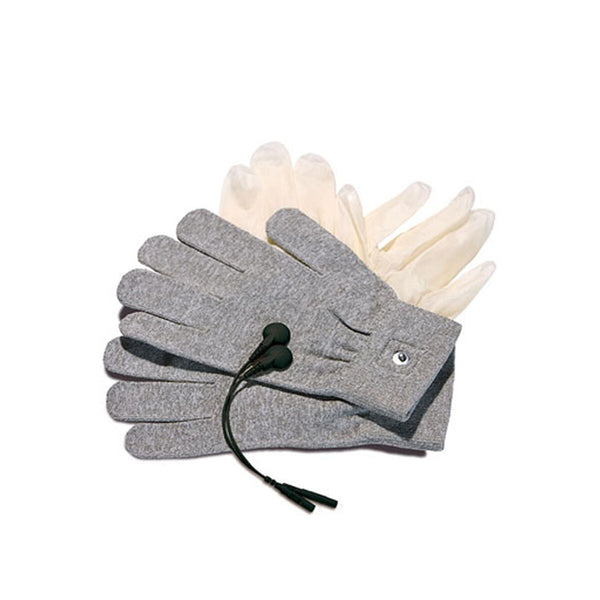 Magic Gloves Elektrostimulator – Grau spritzwasserbeständig - Erotik Shop