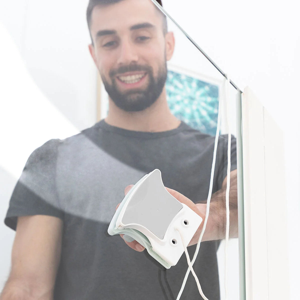 Magly magnetischer Fensterreiniger mit Abzieher – ausgewählte Produktansicht