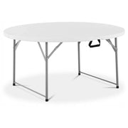 Marbueno 10530 Campingtisch – Weiß, Ø 122 cm