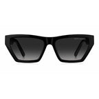 Schwarze Marc Jacobs Damensonnenbrille mit UV-Schutz und trendigem Design aus hochwertigen Materialien