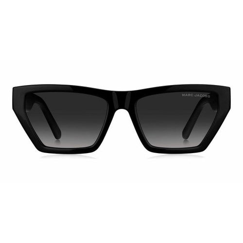 Schwarze Marc Jacobs Damensonnenbrille mit UV-Schutz und trendigem Design aus hochwertigen Materialien