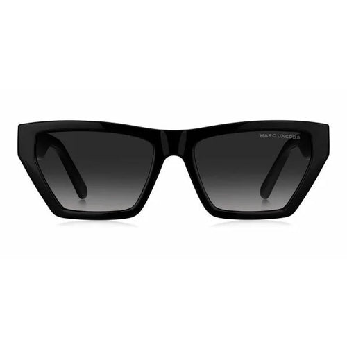 Schwarze Marc Jacobs Damensonnenbrille mit UV-Schutz und trendigem Design aus hochwertigen Materialien