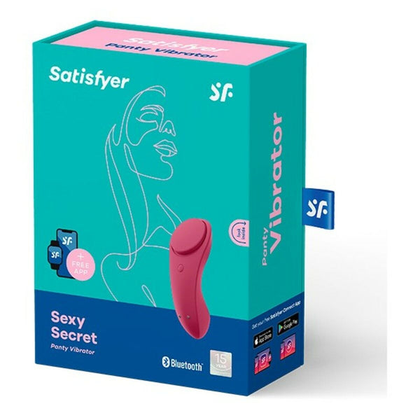 Massagegerät für Paare Satisfyer Sexy Secret Panty Rot - Erotik Shop