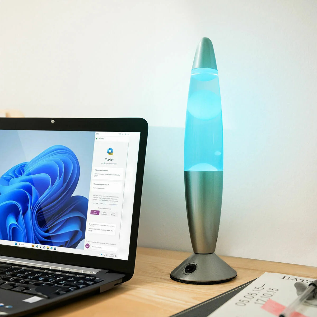 Kolemp LED-Lavalampe mit 7 Lichtfarben – ausgewählte Produktansicht