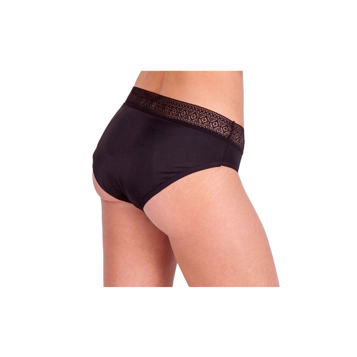 Menstruationsslip Femme Republique Schwarz Damen