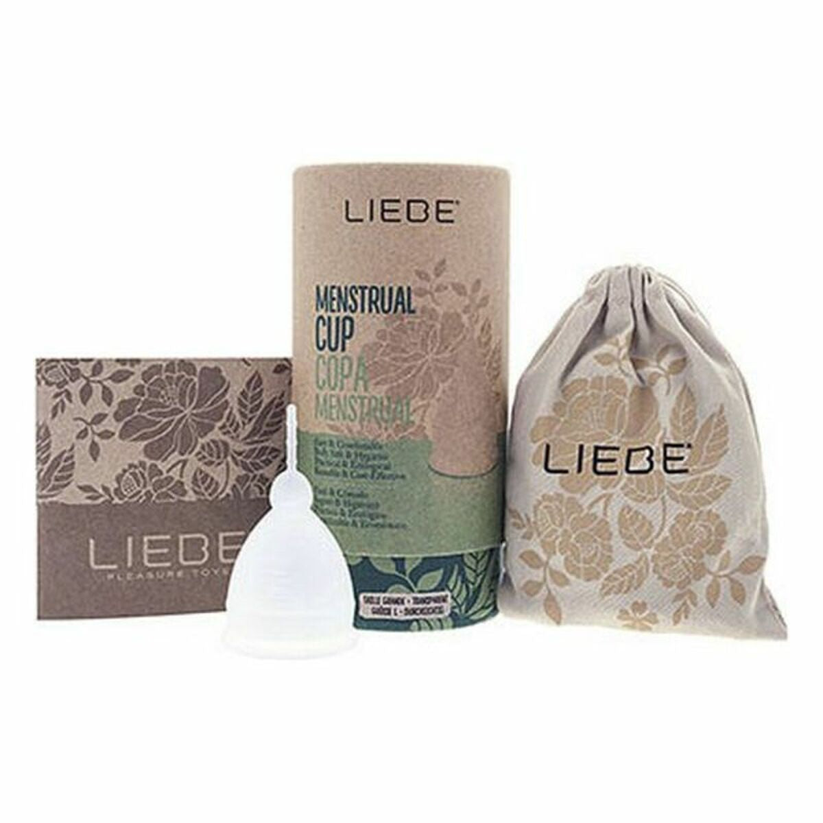 Menstruationstasse Liebe – Größe S Durchsichtig Komfortabel