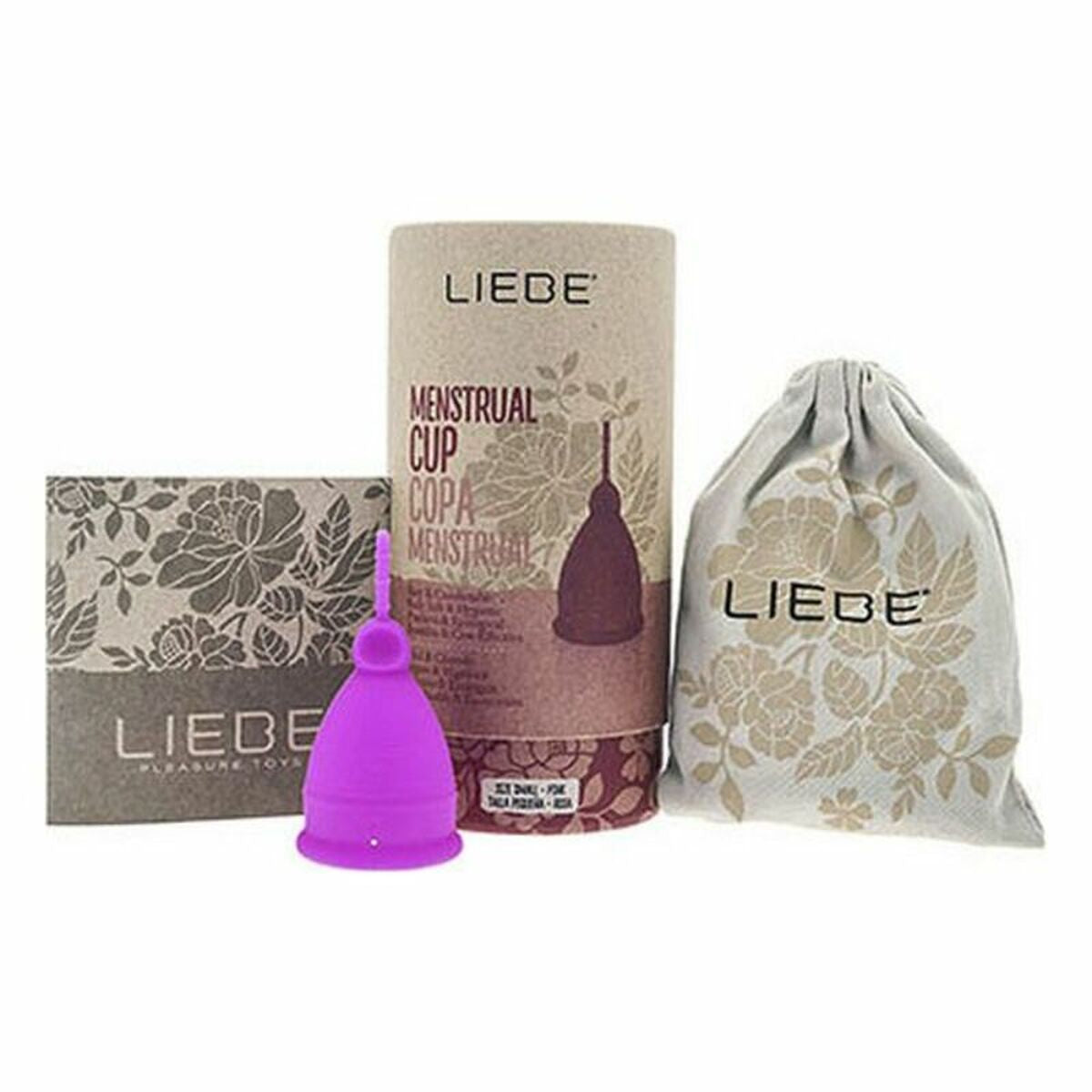 Menstruationstasse Liebe – Größe S Rosa für Frauen