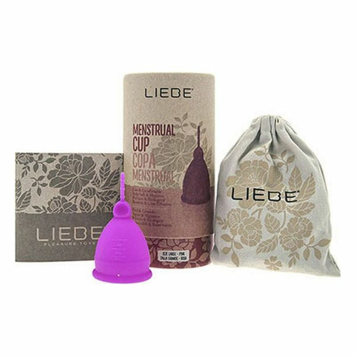 Menstruationstasse Liebe – Größe S Rosa Silikon