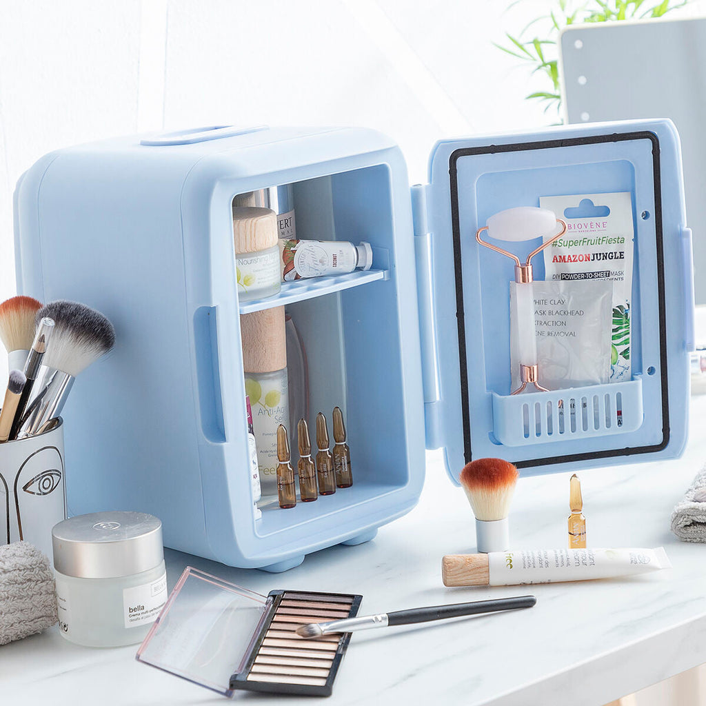Mini Kosmetik Kühlschrank Frecos kompaktes Design weiß
