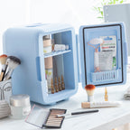 Mini Kosmetik Kühlschrank Frecos kompaktes Design weiß