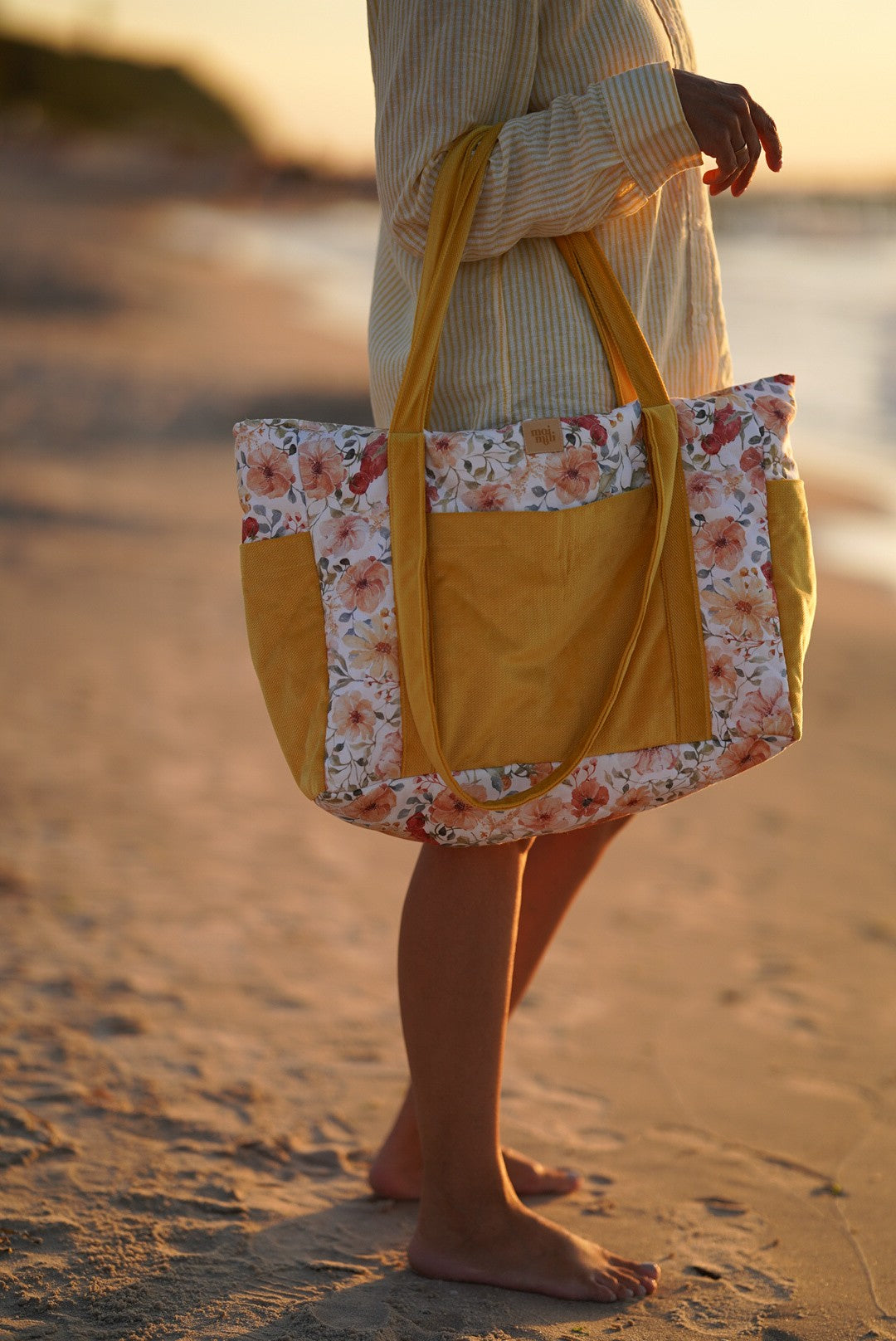 Mom- & Weekender-Tasche – Flower Power