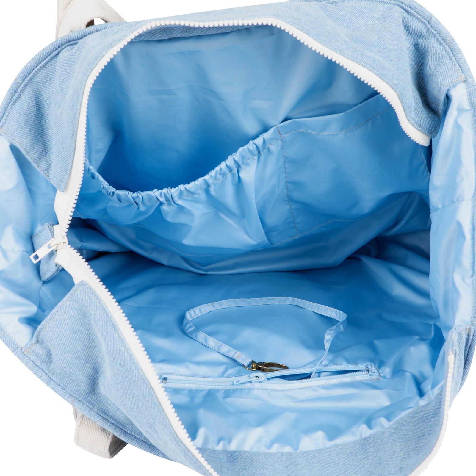 Mom- & Weekender-Tasche – Jeansblau – Produktansicht 4