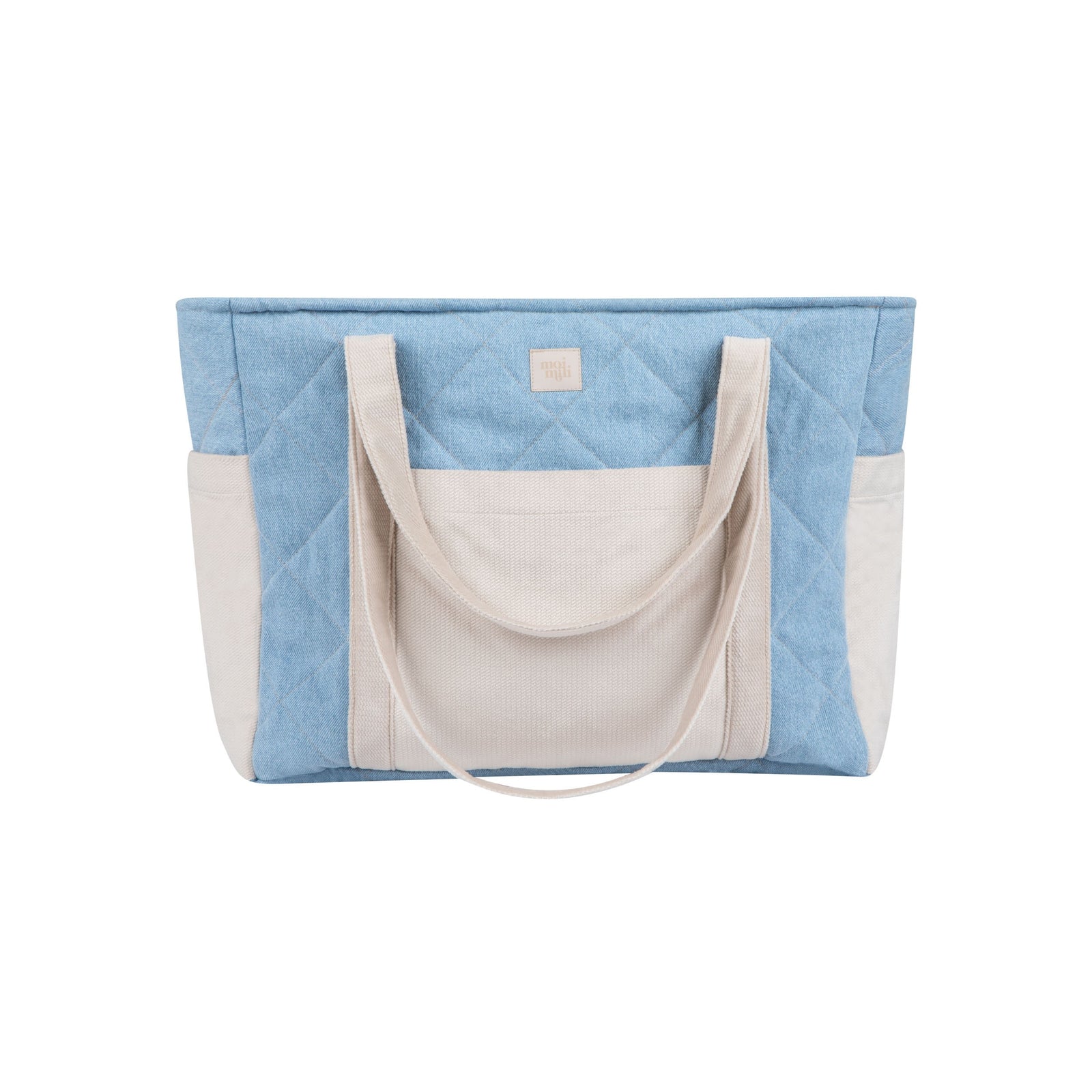 Mom- & Weekender-Tasche – Jeansblau