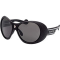 Black Moncler Sonnenbrille mit hochwertigem Kunststoff, stilvolles design unisex-brille