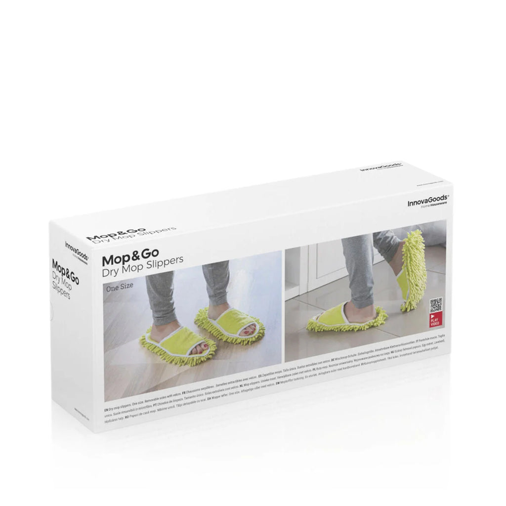 Mopp Pantoffeln Mop&Go – Unisex Ergonomisch Zitronengrün