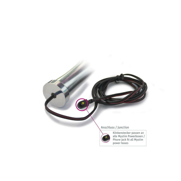 Mystim Dildo O(h!)-Thello – Eleganter Aluminium - Erotik Shop