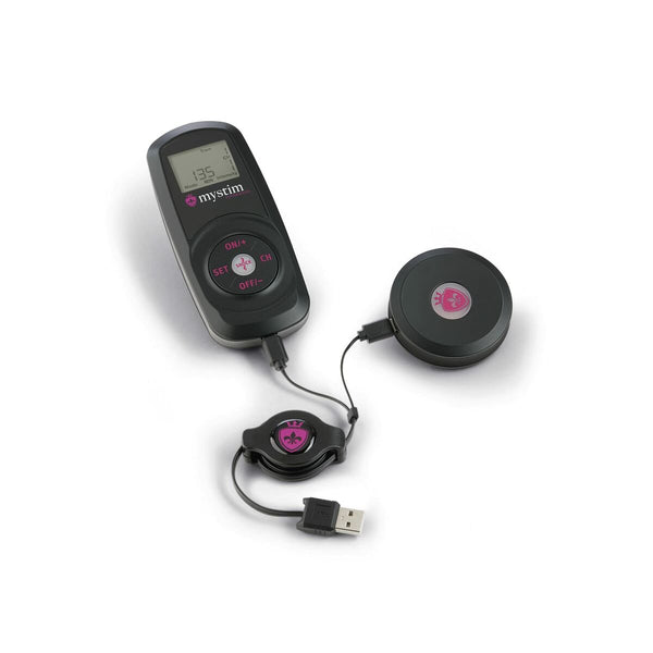 Mystim Elektrostimulator – Schwarz USB-Ladung - Erotik Shop
