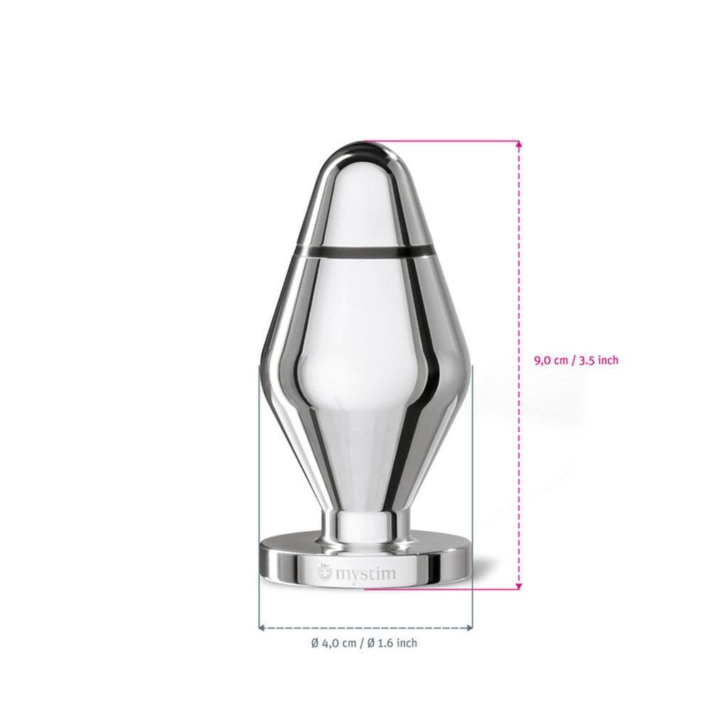 Mystim Plug Anal Little John – Eleganter Aluminium - Erotik Shop