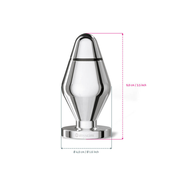 Mystim Plug Anal Little John – Eleganter Aluminium - Erotik Shop