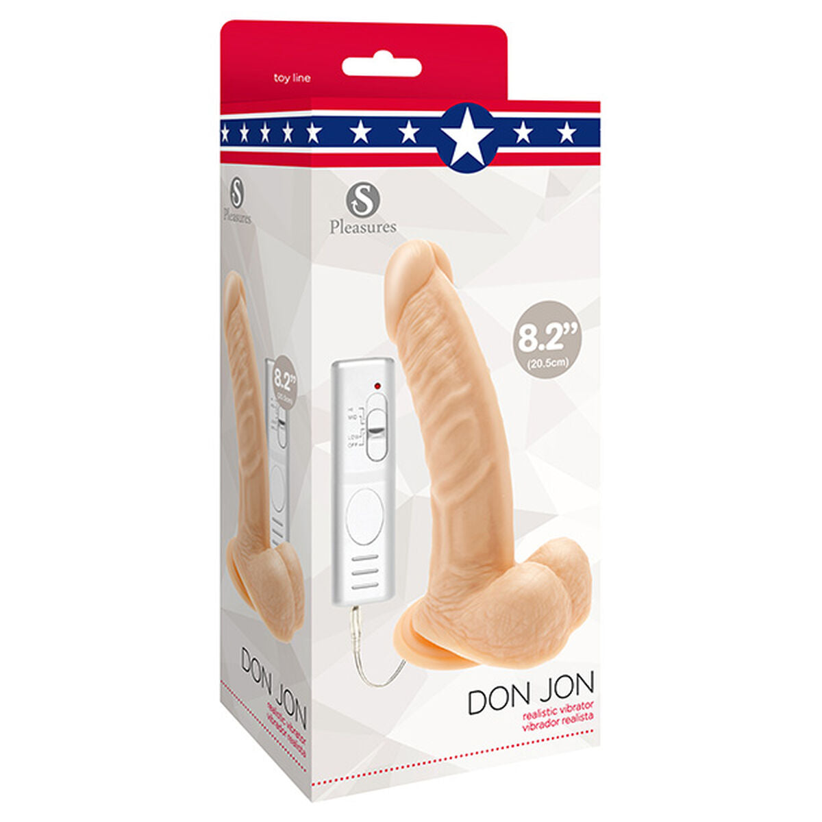 Natürlicher Vibrator S Pleasures mit Fernbedienung