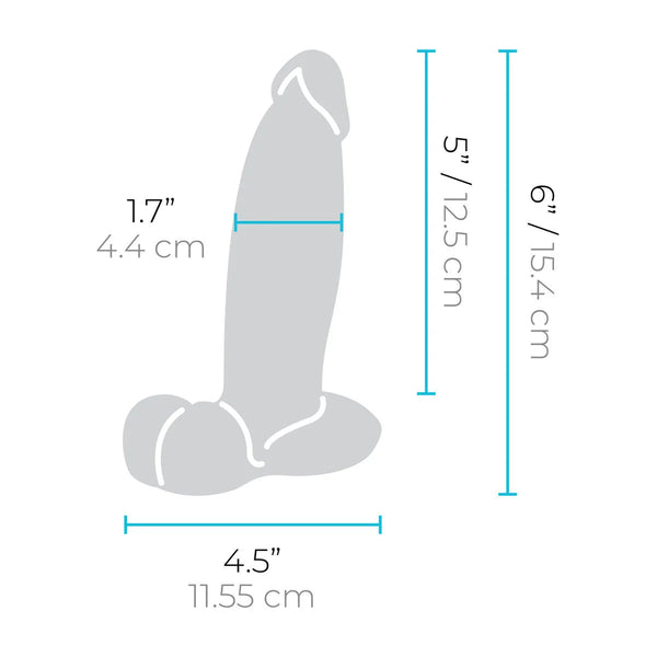Natürliches Dildo B-Vibe Silikon 12,6 CM Versandbereit - Erotik Shop