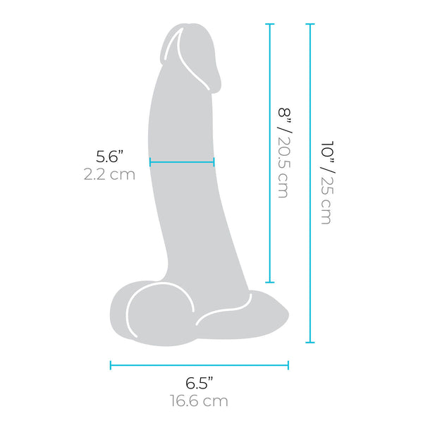 Natürliches Dildo B-Vibe Silikon 20 cm Ø 5,6 - Erotik Shop