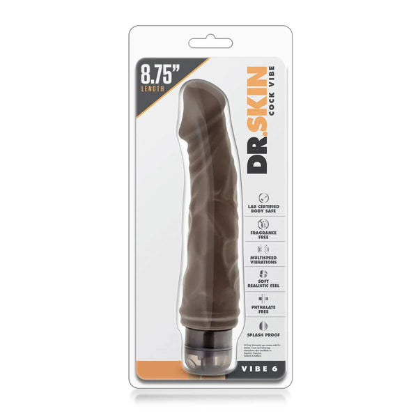 Natürliches Dildo Blush Dr Skin PVC 4,7 cm 21,5 - Erotik Shop