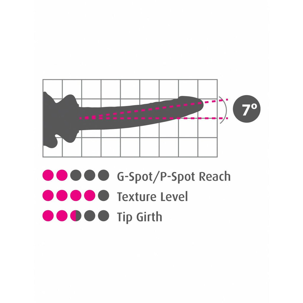 Natürliches Dildo Pipedream Glas Rosa online kaufen - Erotik Shop