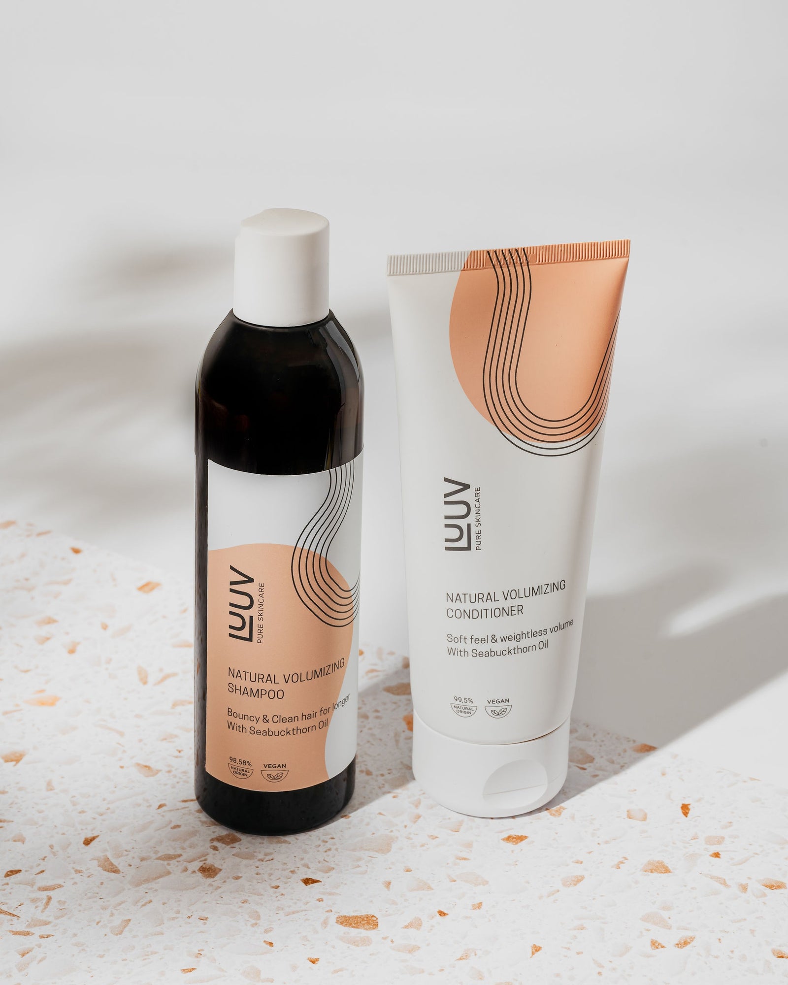 Natürliches Sanddorn-Shampoo- und Conditioner-Set