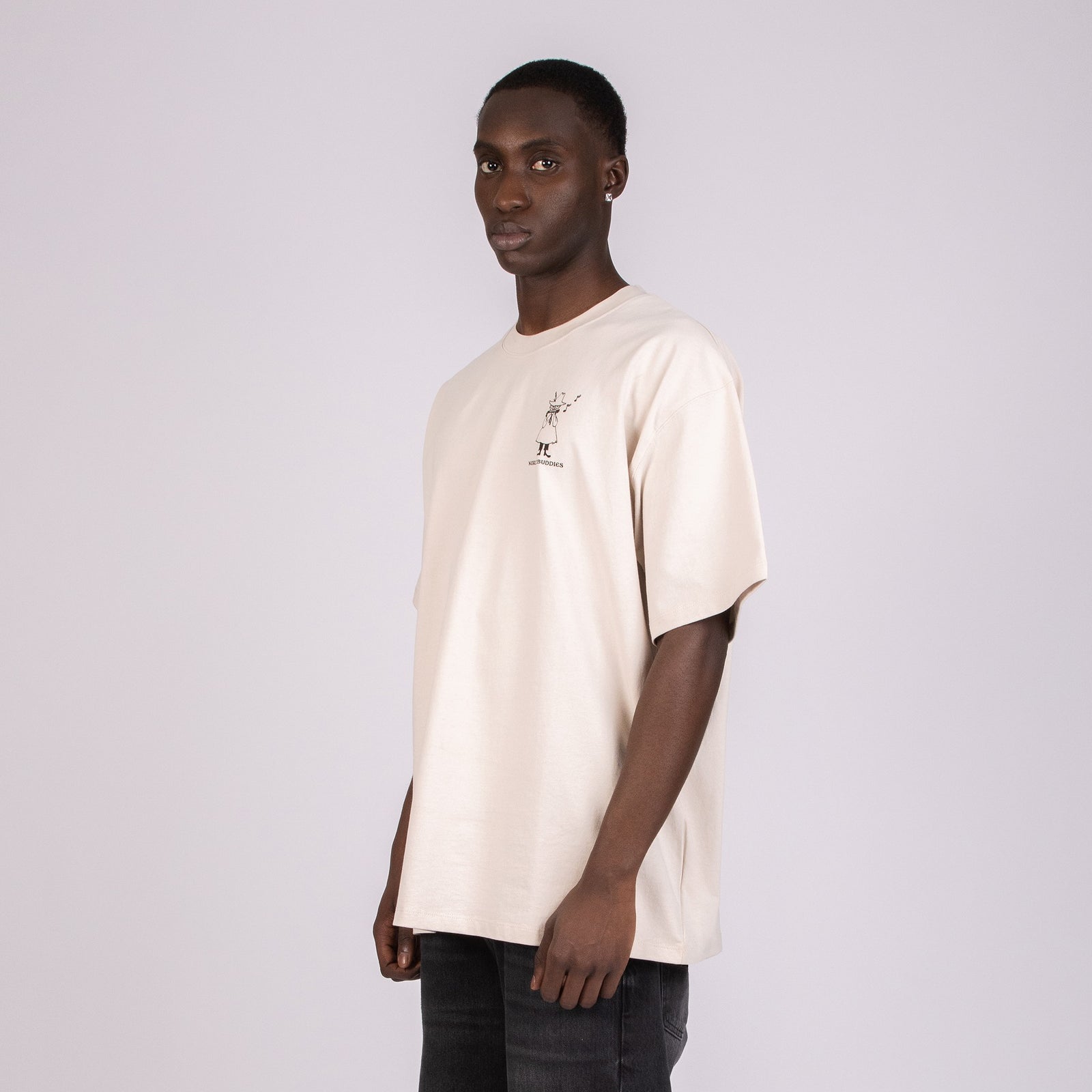 Novels Unisex T-Shirt – Beige – Produktansicht 2
