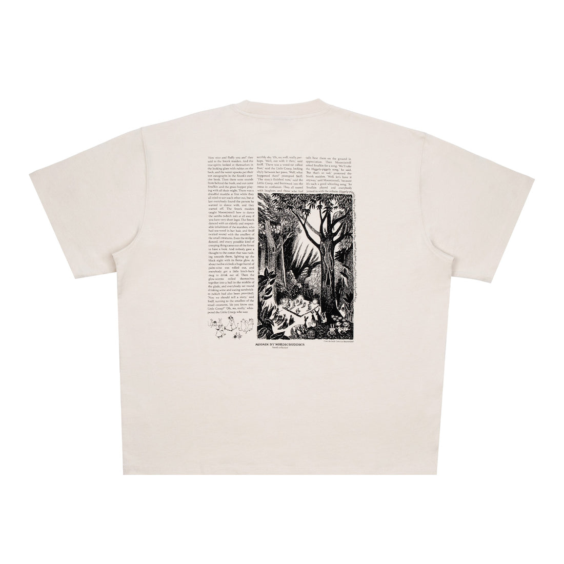 Novels Unisex T-Shirt – Beige – Detailansicht 5