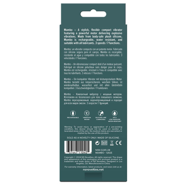 NS Novelties Lust-n-Dreams Kugelvibrator grün wasserfest - Erotik Shop