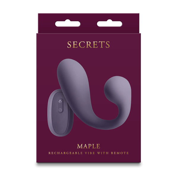NS Novelties Secrets Anal-Vibrator Purpur wasserfest aufladbar - Erotik Shop