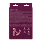 NS Novelties Secrets Vibrierender Analplug Rosa wasserfest - Erotik Shop
