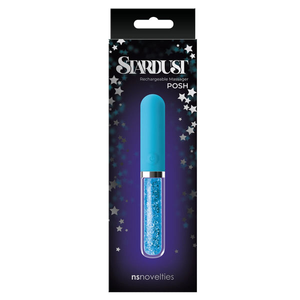 NS Novelties Stardust Kugelvibrator Blau – Silikon 10 Stufen - Erotik Shop