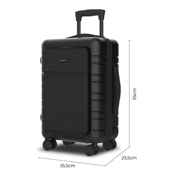 Numada Koffer für die Kabine 38 L Schwarz - Sport & Freizeit