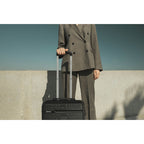 Numada Koffer in Schwarz aus robustem ABS mit Rädern - Sport & Freizeit