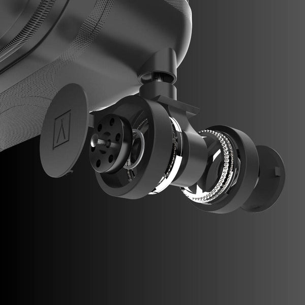 Numada Koffer in Schwarz aus robustem ABS mit Rädern - Sport & Freizeit