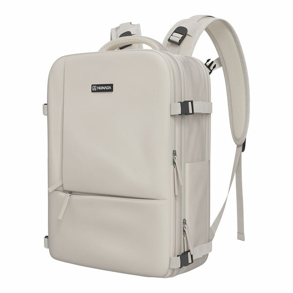 Numada Lässiger Rucksack B40 Beige 20 L wasserfest - Mode & Accessoires