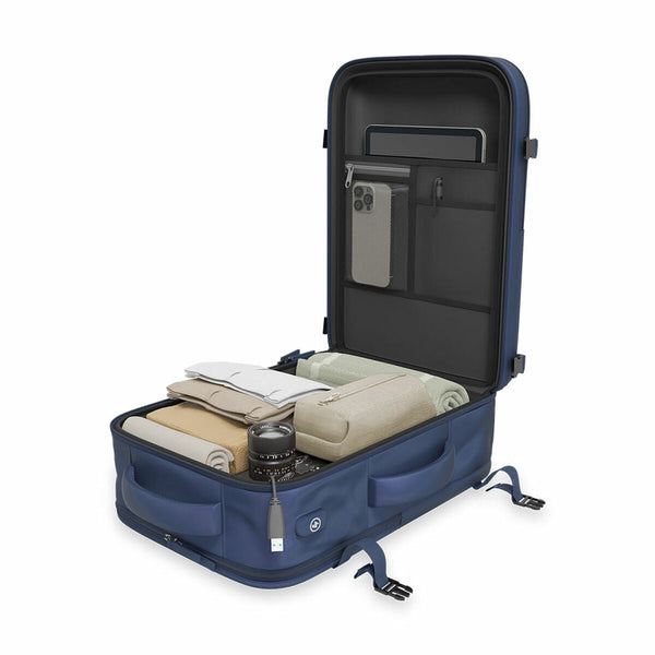 Numada Lässiger Rucksack Blau Wasserfest 20L USB-Anschluss - Mode & Accessoires