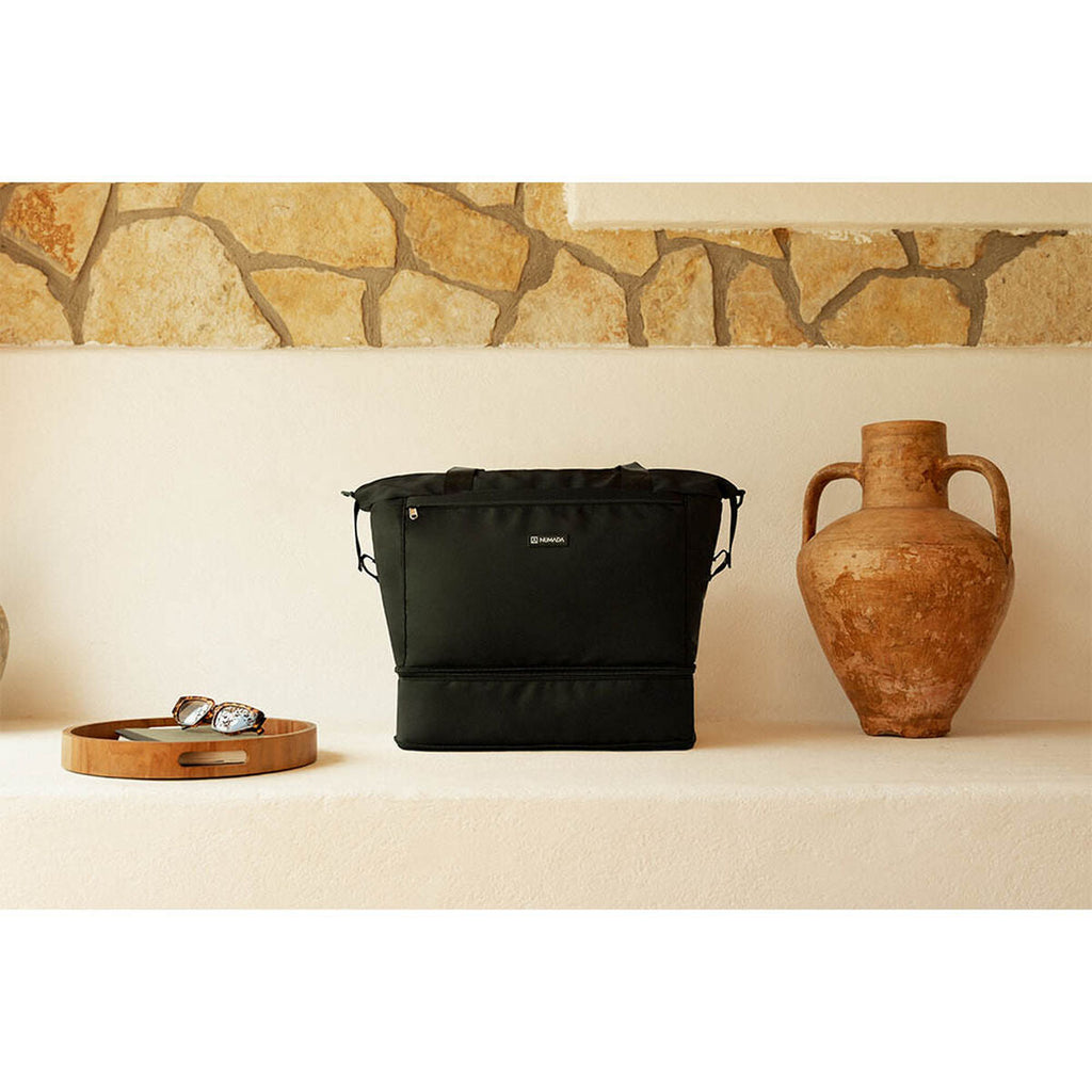 Numada Sporttasche Schwarz wasserabweisend 35 L - Sport & Freizeit