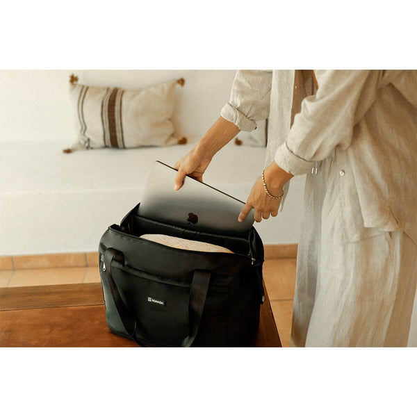 Numada Sporttasche Schwarz wasserabweisend 35 L - Sport & Freizeit