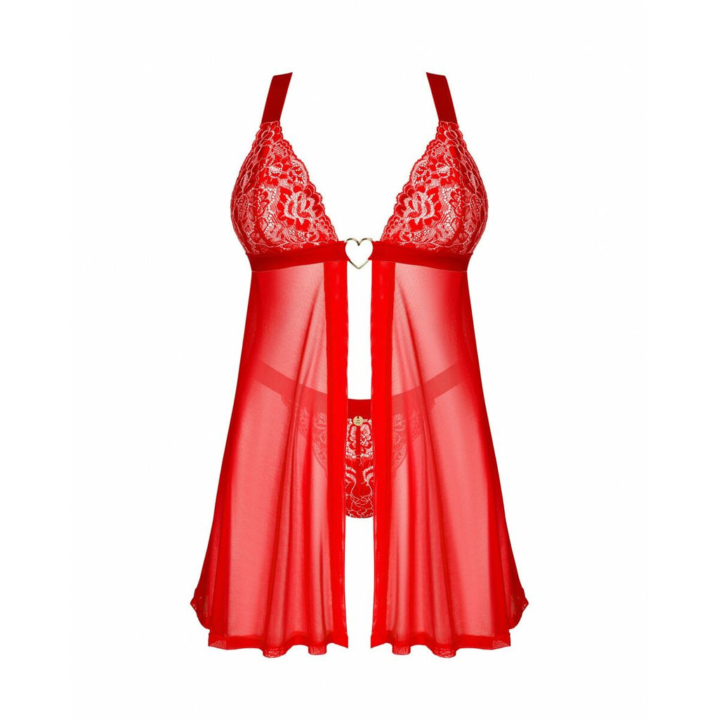 Obsessive Morgenrock Schwarz aus hochwertigem Acryl - Mode & Accessoires