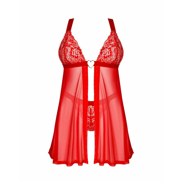 Obsessive Morgenrock Schwarz aus hochwertigem Acryl - Mode & Accessoires