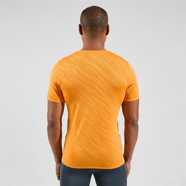 Odlo Zeroweight Enginee Orange Unisex Kurzarm T Shirt - Sport & Freizeit