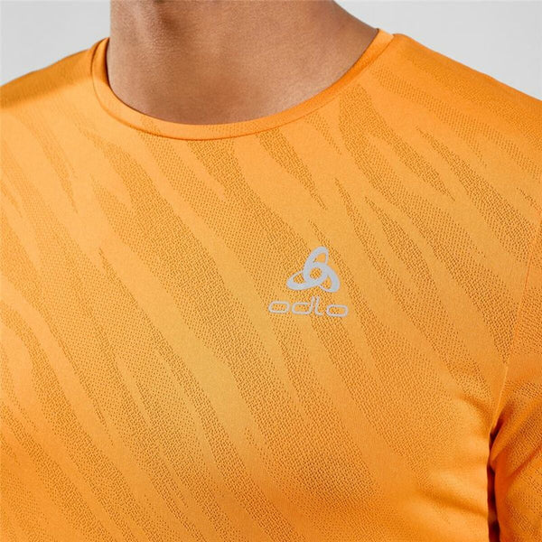 Odlo Zeroweight Enginee Orange Unisex Kurzarm T Shirt - Sport & Freizeit